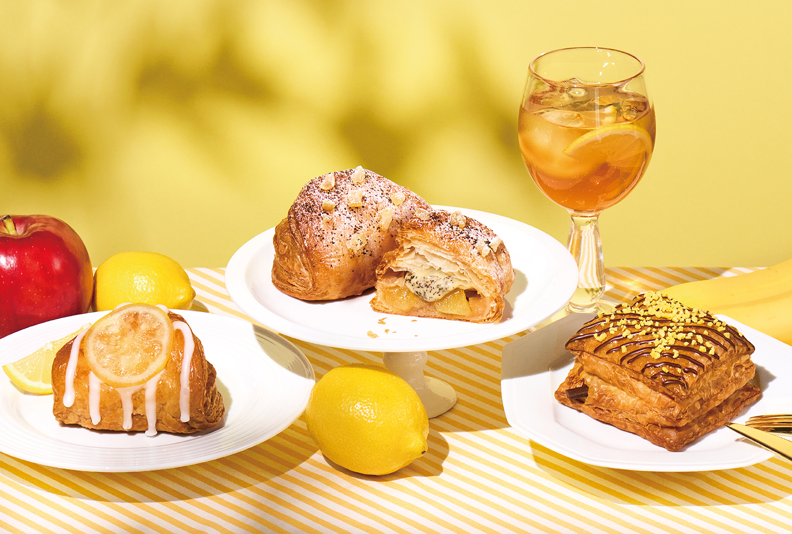 夏スイーツ】〈レモン〉〈紅茶〉〈バナナ〉の香りが広がるスイーツパイ